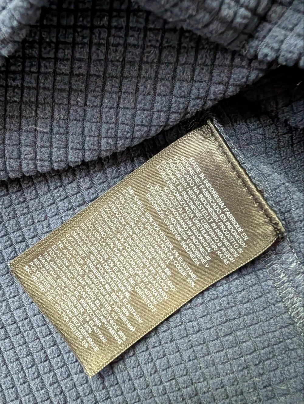 The North Face Navy Quarter-Zip Pullover With Tinney Company Embroidery Sz‎ XXL